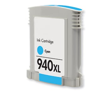 Compatible HP 940XL Cyan High Capacity Ink Cartridge (C4907AE) 